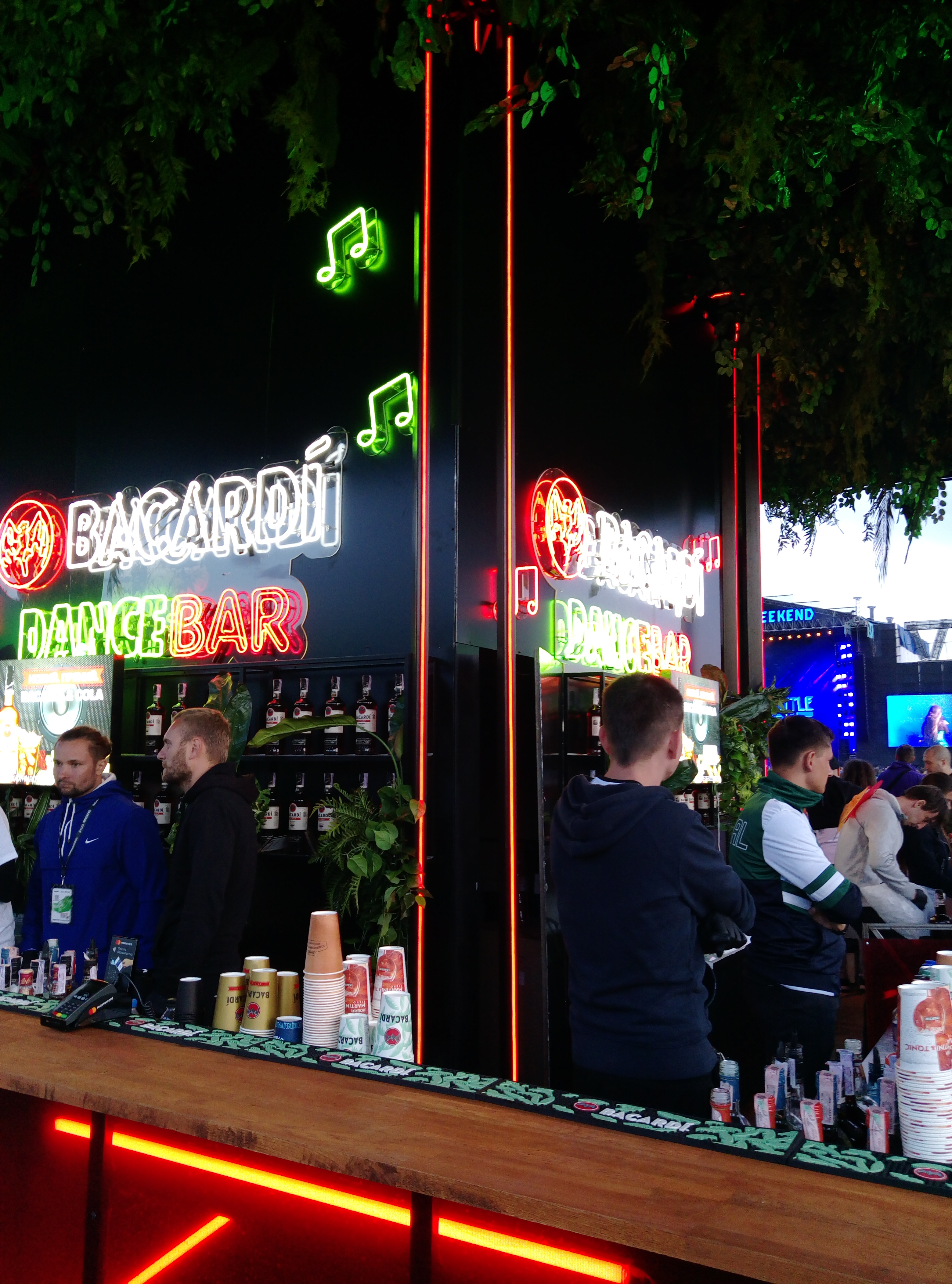 Bacardi festival twin bars