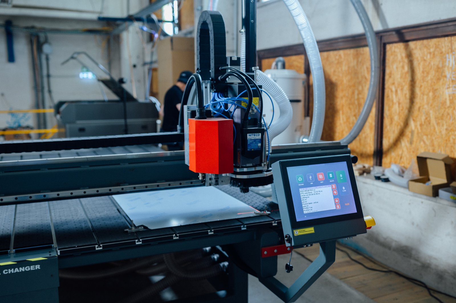 CNC milling at SLY Production workshop