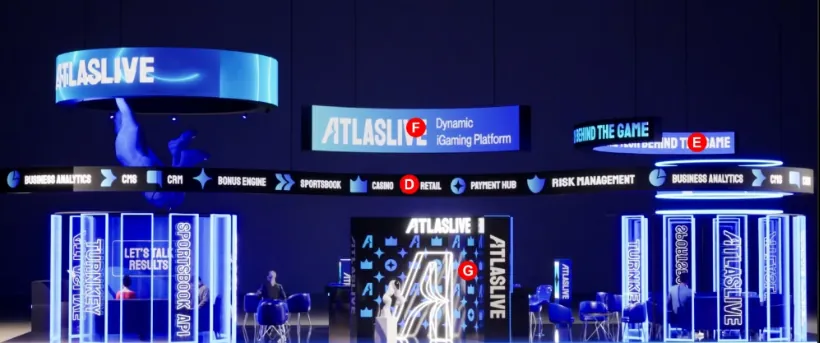 Atlas — concept render of the exhibition stands project by SLY Production