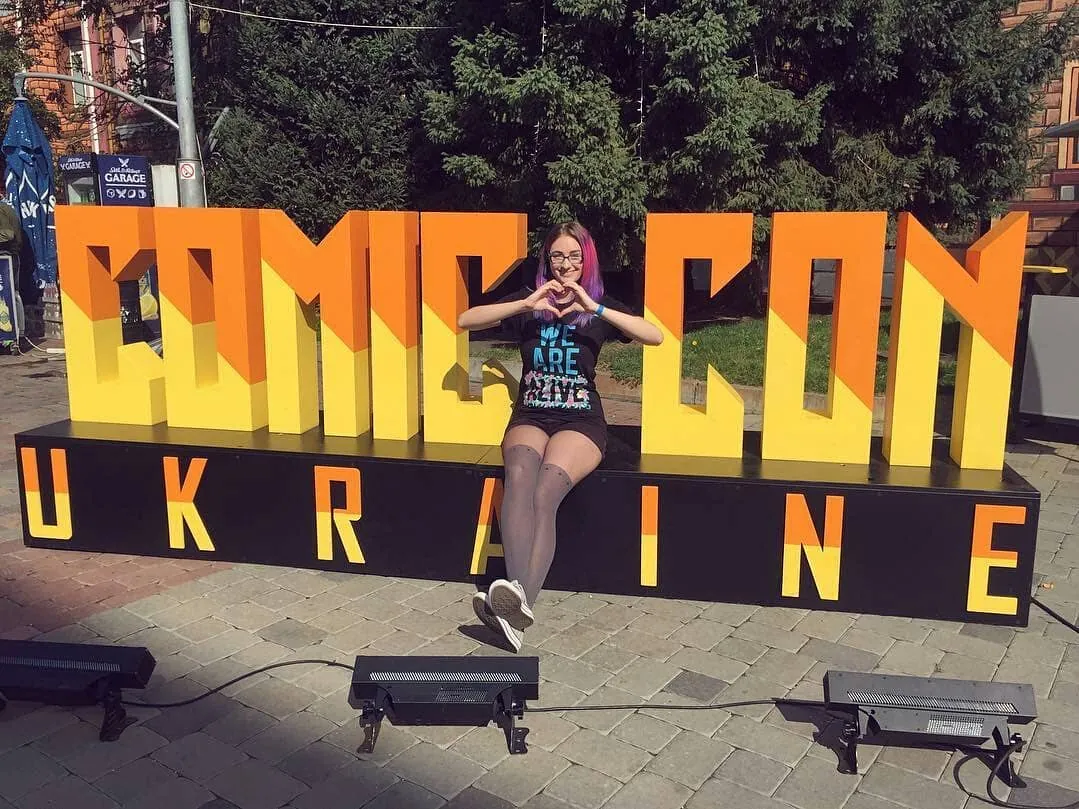 ComicCon Ukraine 3D letters — event decor project built by SLY Production, photo 2