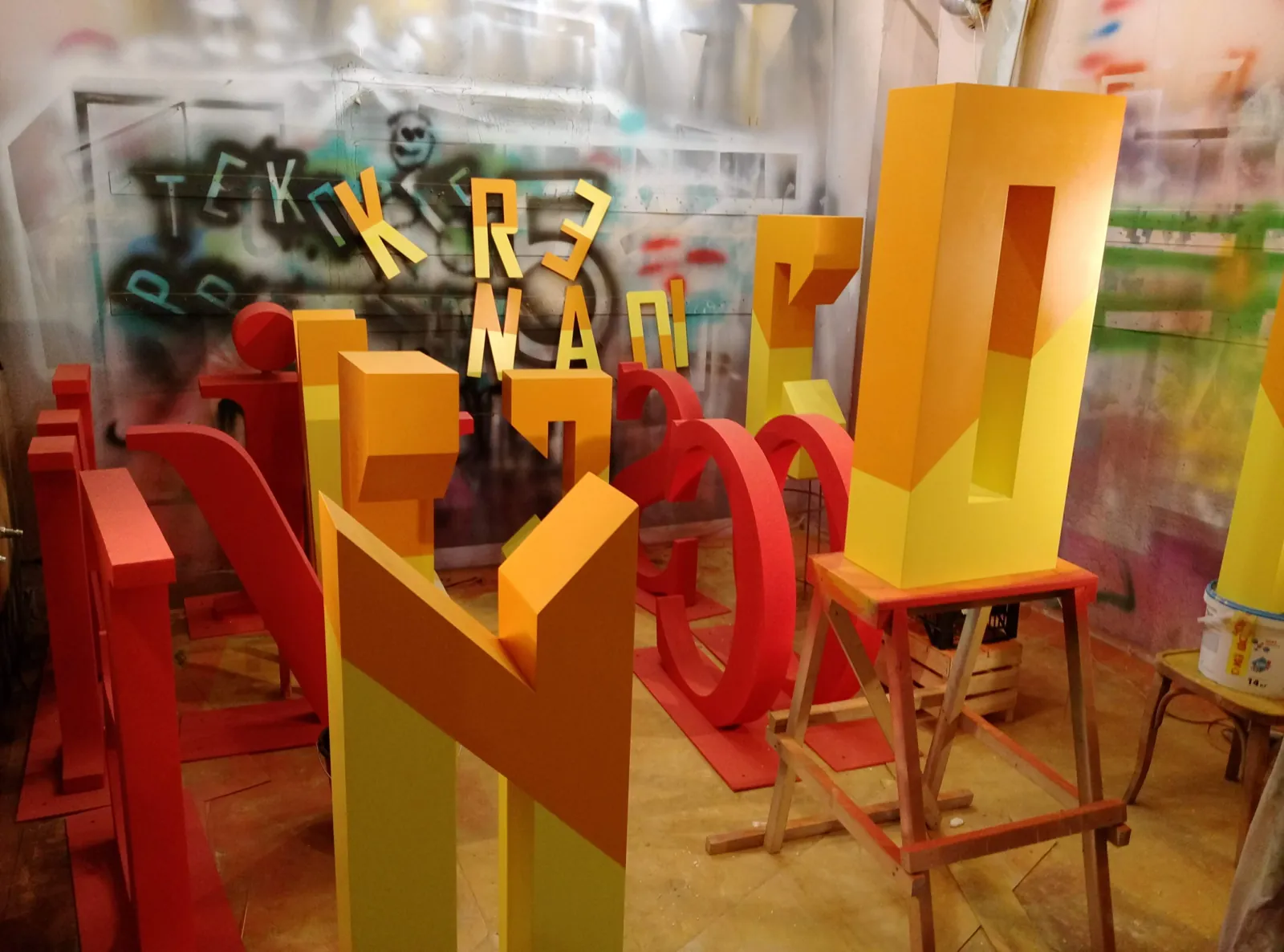 ComicCon Ukraine 3D letters — event decor project built by SLY Production, photo 9