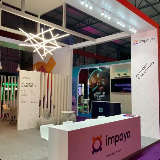IMPAYA — concept render of the exhibition stands project by SLY Production