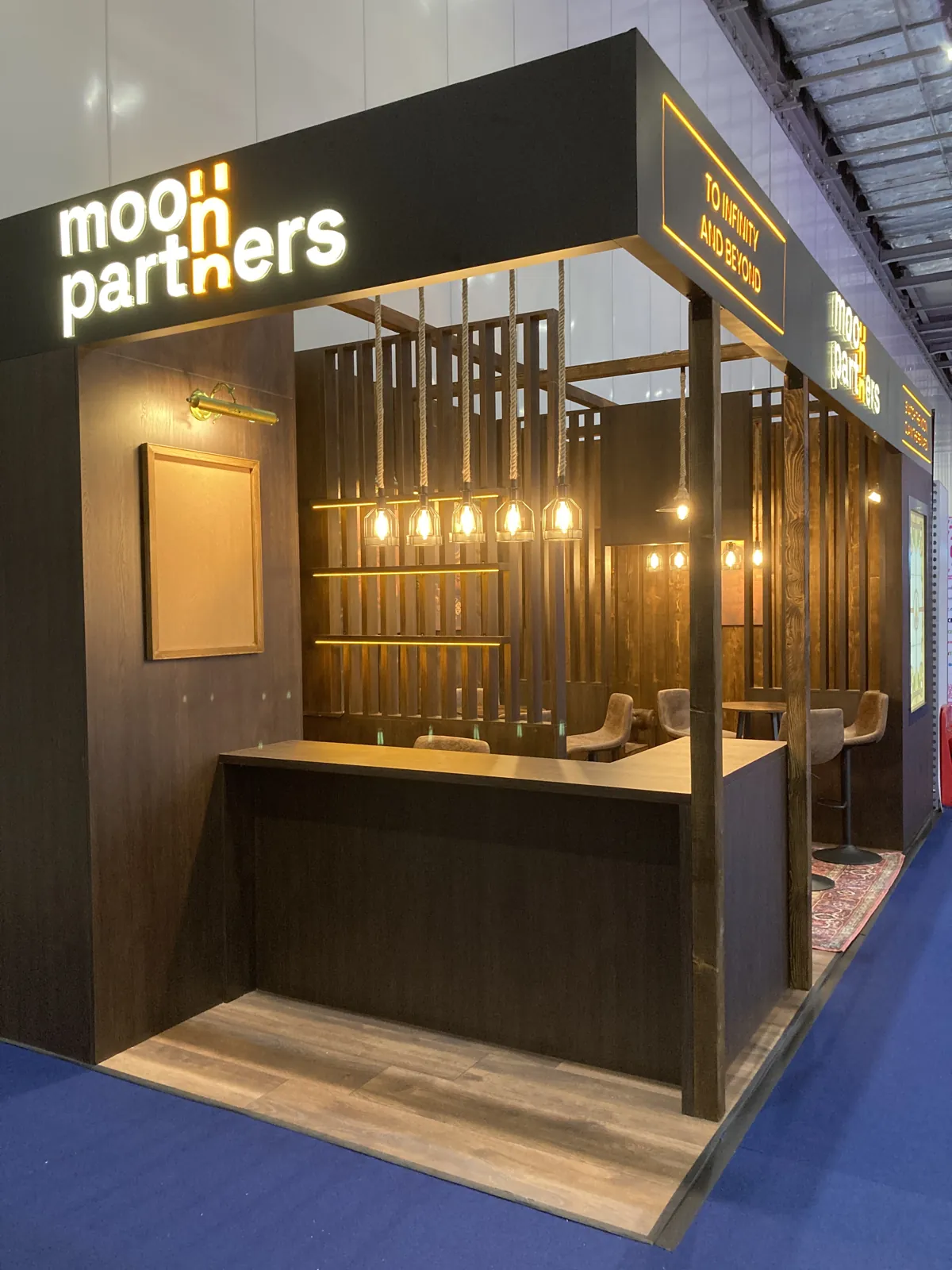 Moon Partners IGB London 2025 — exhibition stands project built by SLY Production, photo 3