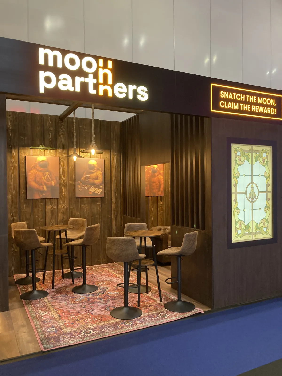 Moon Partners IGB London 2025 — exhibition stands project built by SLY Production, photo 4