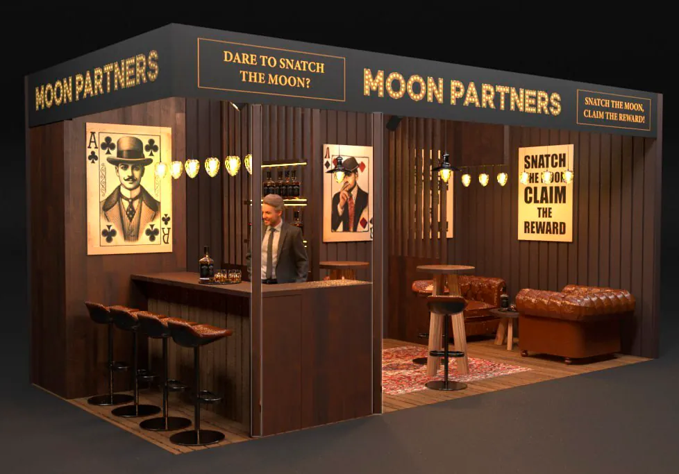 Moon Partners IGB London 2025 — exhibition stands project built by SLY Production, photo 8