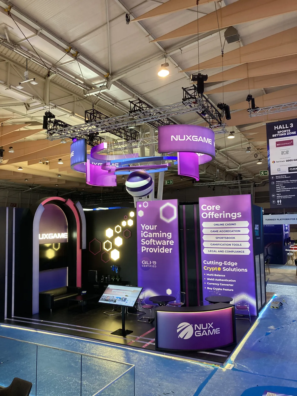 Nux Game — exhibition stands project built by SLY Production, photo 3
