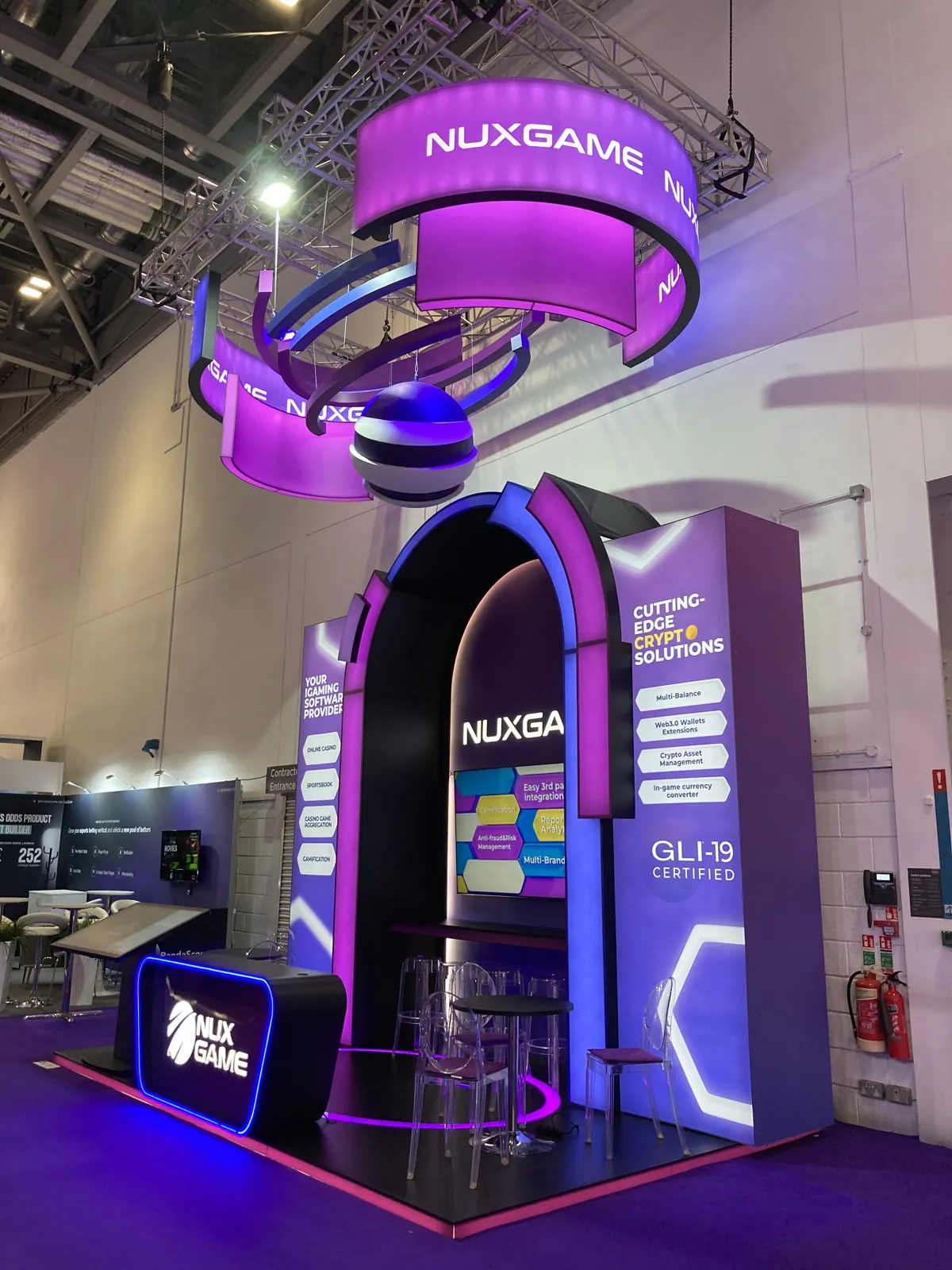 NUX GAME — exhibition stands project built by SLY Production, photo 2