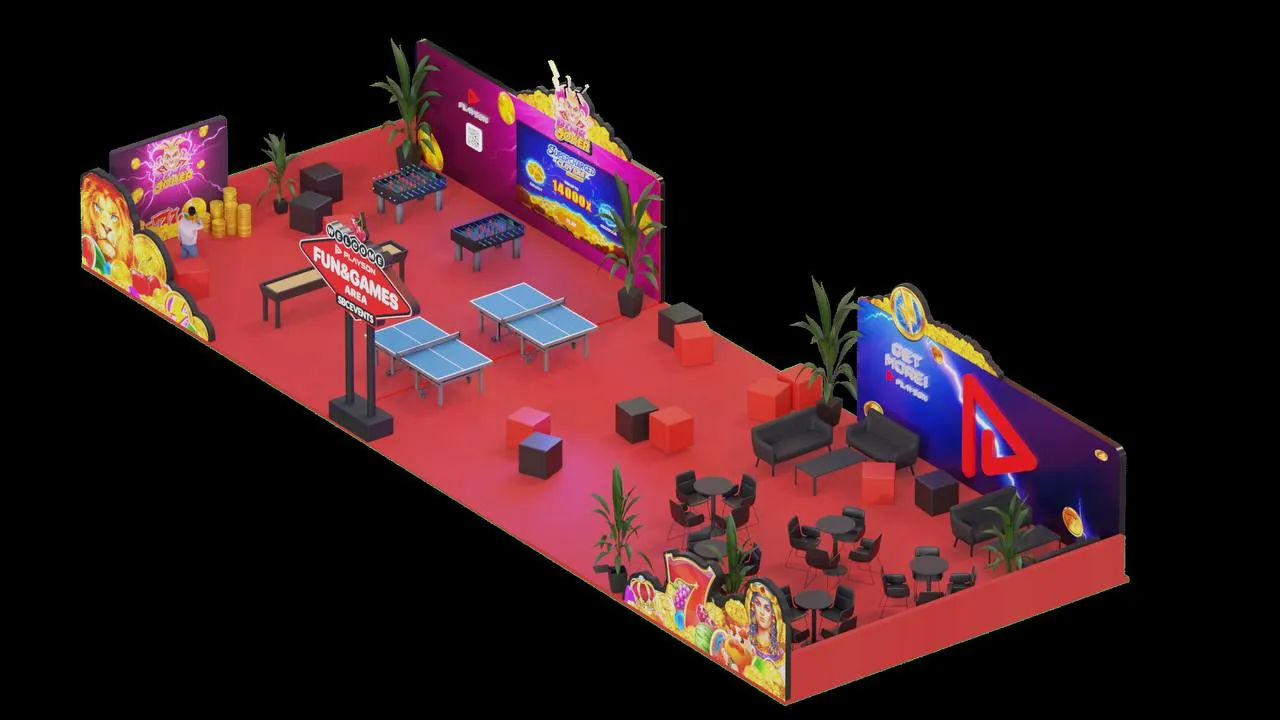 Playson — exhibition stands project built by SLY Production, photo 6