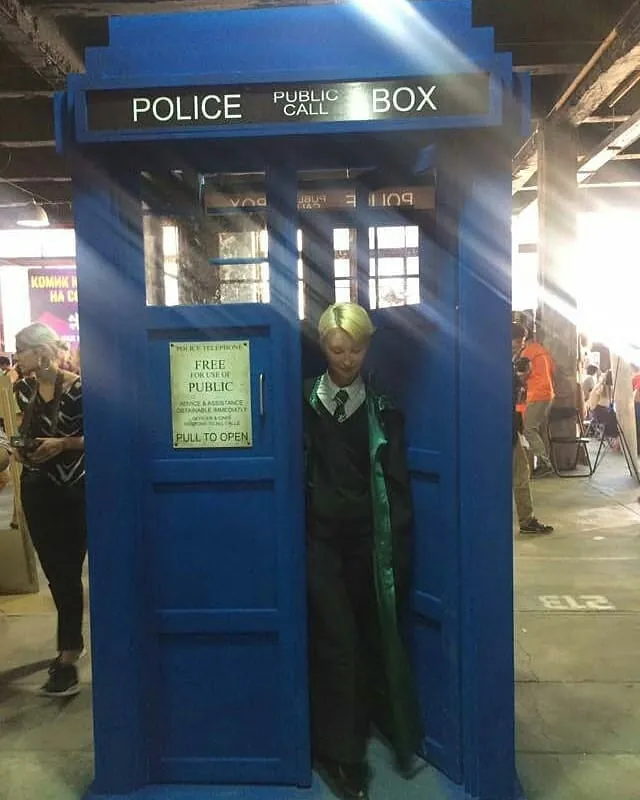 TARDIS police box — ComicCon Ukraine