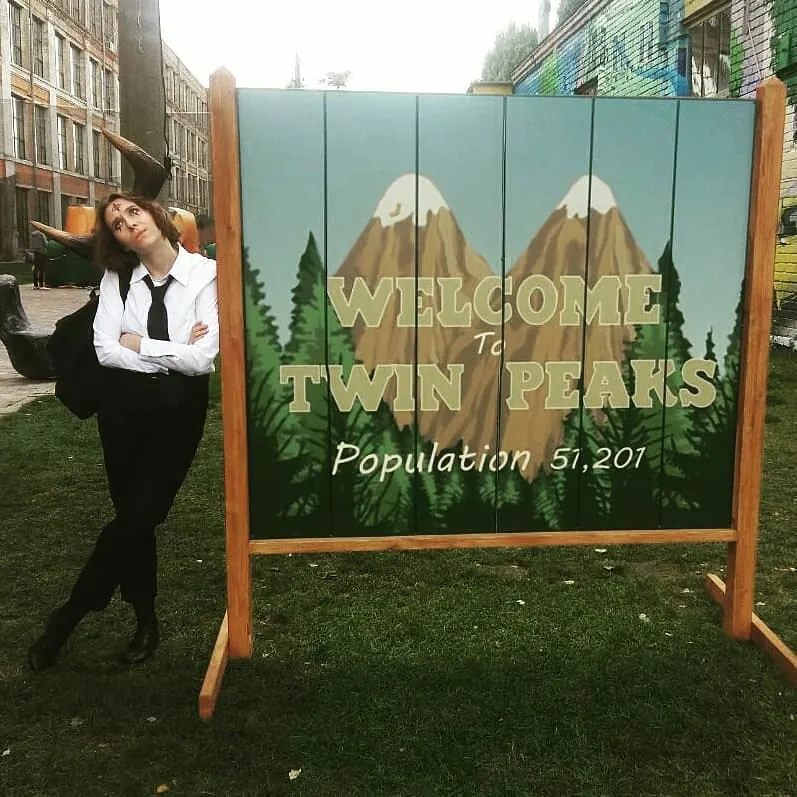 Twin Peaks photozone — event decor project built by SLY Production, photo 4